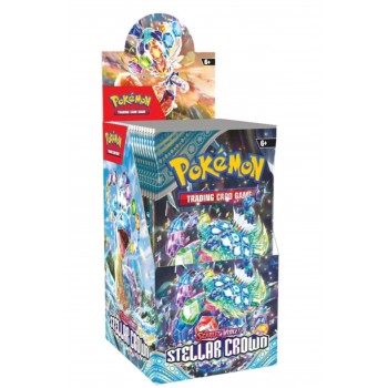 Pokemon Scarlet & Violet: Stellar Crown Half Booster Box papildymas (anglų k.)